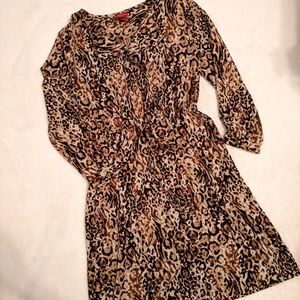 Womens, leopard print dress